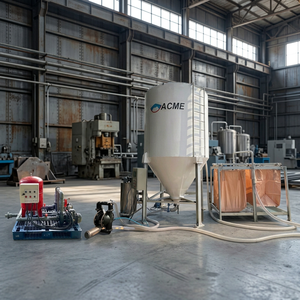 Máquina Deshidratadora de Lodos Industriales Directa de Fábrica con Sistema de Reciclaje de Agua con Silo de 7500L, Productividad de 30000 L/h, Potencia de 22KW - Product Image 3