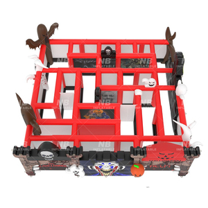 Team Building <b>Inflatable</b> Halloween Kids Outdoor PVC Material Easy Setup Obstacle Course Maze Commercial Sport <b>Game</b> <b>Inflatable</b> Ma - Product Image 4
