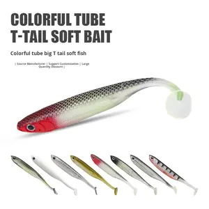Leurre souple en PVC, queue en T creuse, pour carpes et black-bass, lancer longue distance, appât vivant sans hameçons, montage de pêche au black-bass - Product Image 5