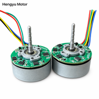Moteur CC sans balais à rotor externe BL4818W 48 mm à faible bruit avec signal FG, contrôle de vitesse en boucle fermée, montage sur bride, pour maison intelligente