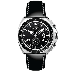 Good Souvenir Items for Men Stainless <strong>Steel</strong> Black Male Watch with Your logo Custom Chronograph 10 <strong>bar</strong> U3025 - Product Image 2