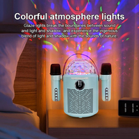 Nuevo altavoz inalámbrico creativo Tws, luces LED de colores, atmósfera, estrella, regalo de Navidad, altavoz Bluetooth