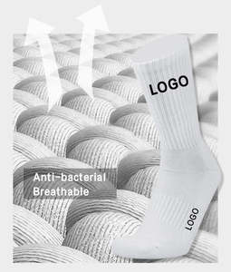 جوارب إصبع يوجا قبضة مخصصة للنساء مع شعار مانع للانزلاق مضاد للانزلاق للجيم بيلاتس جوارب يوجا مضادة للانزلاق بشعار مخصص - Product Image 2