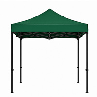 Tente de réception pliante 2x2 en acier robuste et tissu Oxford, abri d'extérieur pour événements et salons professionnels, imperméable et coupe-vent, fabricant chinois