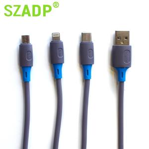 Personnalisé en gros prix bon marché USB <span class=keywords><strong>Apple</strong></span>/Type C/<span class=keywords><strong>Android</strong></span> Câble de données de charge plus rapide Câble Micro USB de données de charge rapide - Product Image 5