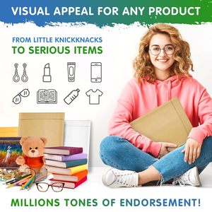 Szcx cao cấp tùy chỉnh Kraft Đen/Vàng/Nâu Poly bong bóng bưu phẩm/poly mail Túi giấy/độn phong bì vận chuyển nhà cung cấp - Product Image 5