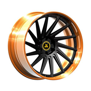 Finition personnalisée 2 pièces T6061 roue forgée conception après-vente <span class=keywords><strong>5x100</strong></span> 5x114.3 5x120 5x112 <span class=keywords><strong>jante</strong></span> pour bmw benz audi <span class=keywords><strong>oz</strong></span> roue Racimg - Product Image 2