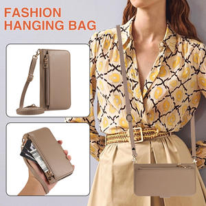 Tracolla tracolla <span class=keywords><strong>a</strong></span> tracolla borsa per cellulare custodia per telefono in pelle per <span class=keywords><strong>iPhone</strong></span> 16 15 14 13 12 <span class=keywords><strong>11</strong></span> Pro Max <span class=keywords><strong>Cover</strong></span> <span class=keywords><strong>portafoglio</strong></span> - Product Image 5