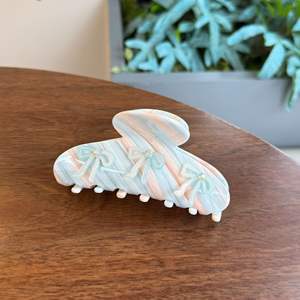 Pinza de pelo de acetato Preppy de lujo de 8,5 cm, pinza de cola de caballo con diamantes de imitación para PC de alta calidad, accesorio de pinza de tiburón, moda perfecta para niña - Product Image 3