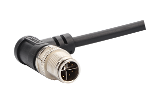 M12 một mã Nam Nữ 2 3 4 5 8 12 17 Pin un-shielded Angled cáp kết nối M12 không thấm nước cảm biến kết nối cáp - Product Image 2