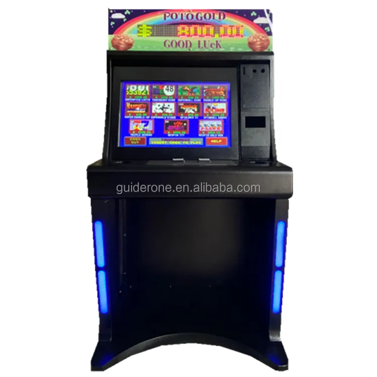 Sitdown Pot Emas 22 Inci Layar Sentuh LCD Casino