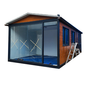 Casa Contenedor Moderna, Villa Rectangular, Cabaña Móvil, Diseño de Estructura de Acero - Product Image 1