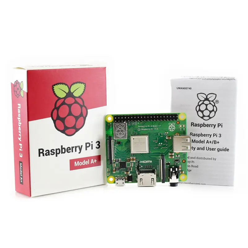 Carte raspberry pi 3 modèle A + originale, vente en gros raspberry pi 3 raspberry pi 3a plus