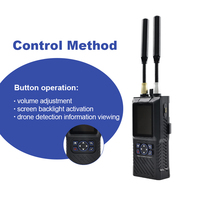Detector de Drones Portátil de 0-8000MHz |   Dron de Mano con Vista de Espectro, Alcance de 1 km y 7 Horas de Duración de Batería