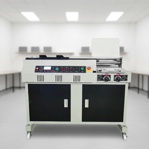 Máquina Encuadernadora Automática <span class=keywords><strong>de</strong></span> Cola Tamaño A4, Máquina Encuadernadora <span class=keywords><strong>de</strong></span> Formato Grande con Cola Termofusible para Documentos <span class=keywords><strong>de</strong></span> Licitación, Libros y Papel - Product Image 1