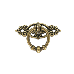 <strong>Modern</strong> Ring Handle Zinc Alloy Single Hole <strong>Black</strong> Cabinet <strong>Drawer</strong> Handles <strong>Knobs</strong> Dressing Table Handle - Product Image 6