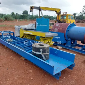 Small Scale Alluvial Gold Washing Recovery Equipment Gold Mining Trommel For Sale