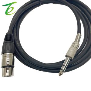 สายเชื่อมต่อแบบบาลานซ์ 6.5 สามแกน 1/4TRS6.35 สำหรับมิกเซอร์ XLR ไมโครโฟน ออร์แกนอิเล็กทรอนิกส์ - Product Image 3