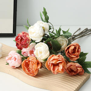 All'ingrosso decorazione floreale di nozze Trio fiore arrostito-petalo peonia <span class=keywords><strong>rose</strong></span> per eventi <span class=keywords><strong>VIP</strong></span> camera Styling - Product Image 3