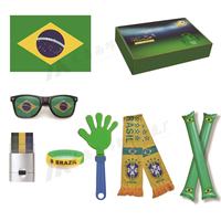 Ehome Mexico Ensemble d'accessoires pour supporters : Écharpe, Lunettes, Bracelet, Claquettes, Peinture faciale, Foulard, Drapeau, Accessoires pour supporters de football américain et de football, Toile