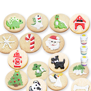 Cartoon Shape Plastic <b>Cookie</b> Cutter Set For Baking Embossing <b>Cookies</b> <b>Tools</b> - Product Image 1