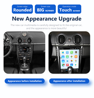 Autoradio 12,3 pouces pour Porsche Cayman 911 Boxster 997 2006-2012, écran tactile Android, autoradio multimédia, lecteur GPS, navigation