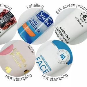 Tube cosmétique vide personnalisé avec logo, 100 ml, en PET/PP/PVC, forme et couleur personnalisées, tube plat en plastique pour crème solaire, crème pour les mains - Product Image 6