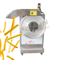 Machine à frire commerciale de casse-croûte de chauffage au gaz ligne de production de frites surgelées ligne de fabrication de frites de pommes de terre