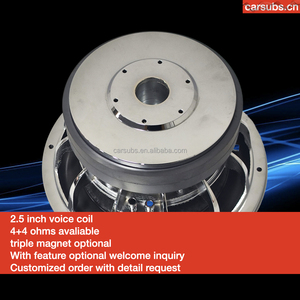 Subwoofer de voiture 12 pouces 4+4 ohms, haut-parleur de compétition, 1000W RMS, 2000W de crête, SPL, robuste - Product Image 6
