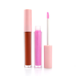 Oem <span class=keywords><strong>stampa</strong></span> Logo unico fantasia lucidalabbra etichette tubi personalizzati Top rosa bacchetta lucidalabbra - Product Image 3