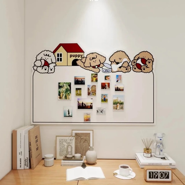 Modern Felt Board Photo Wall Background Board with Hanging Function Felt Wall Sticker and Cork Wall Panel