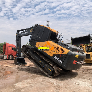Excavadora de cadenas Hyundai 220LC-9S 210W-9 usada, original, 22 toneladas, modelo 2023, motor y bomba, capacidad de cucharón de 1.5m³, probada e inspeccionada. - Product Image 1