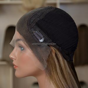 Ready to ship Factory direct Sale Wholesale Premium <b>Lace</b> Silk Top Long European Russian Human Hair Kosher Jewish <b>Wigs</b> - Product Image 5