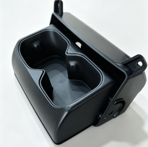 Soporte de vaso inclinado OEM ODM, personalizado de fábrica, con doble compartimento abatible, de 175 mm, montaje en ángulo, kit oculto empotrado negro para RV y autobús - Product Image 2
