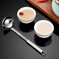 Séparateur d'huile en acier inoxydable, cuillère à soupe robuste, résistante aux hautes températures, ustensile de cuisine de qualité alimentaire pour usage domestique et commercial