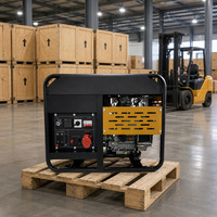 Générateur Diesel à Châssis Ouvert 10kW 15kW 20kW 30kW Triphasé 380V 400V Refroidi par Eau Démarrage Automatique ATS Alimentation de Secours Villa Usine 54A