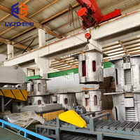 Four à induction électrique à fréquence intermédiaire pour la fonte rapide de l'acier et du fer, de 100 kg à 20 tonnes, machine de fusion de métaux de rebut
