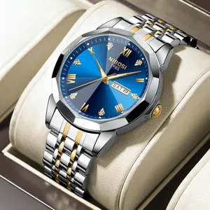 Hot Selling Ornate Classic Fashion Customize Factory Wholesale Price Men Mechanical Design Quartz Watch