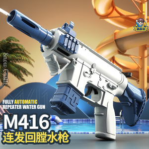 HY ToysM416 pistolet à eau manuel à rafale jouets de vacances en plein air d'été pour enfants <span class=keywords><strong>mini</strong></span> portable transfrontalier petit - Product Image 5