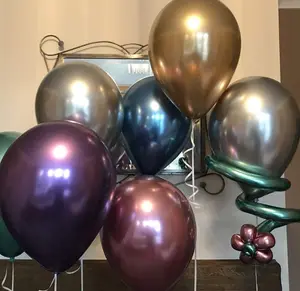 Balão gigante de látex metal cromado de 36 polegadas, atacado