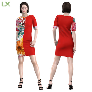 Vestido con estampado tropical para mujer, vestidos largos informales con estampado floral, diseño tribal de Polinesia para verano - Product Image 3