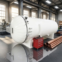 Autoclave de vulcanisation de rouleaux en caoutchouc industriels pour l'impression et le textile