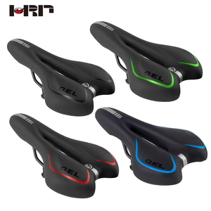 AQ3020 selle en cuir PU noir de haute qualité vtt/route/selles de vélo pliantes dame/hommes sièges de vélo souples - Product Image 2