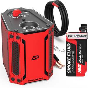 <span class=keywords><strong>AutoLine</strong></span> Pro HyperSmoke, machine à fumée automobile, testeur <span class=keywords><strong>de</strong></span> fuite EVAP, pression réglable, approuvé par les constructeurs d'origine, compresseur d'air intégré 12V - Product Image 1