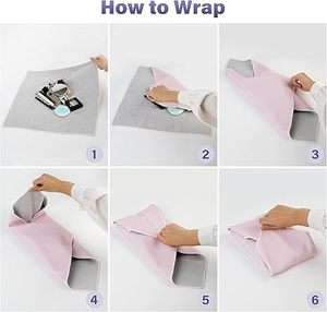 Elegante Bolsa de Maquillaje de Tela Mágica Autoadhesiva, Bolsa Protectora Portátil para Cosméticos, Envoltura para Lentes de Cámara, Regalos Promocionales Empresariales - Product Image 6