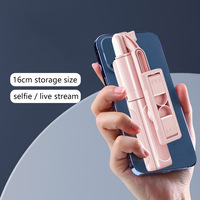 Trépied portable ultra-mini QQE pour téléphone, idéal pour les selfies, le streaming en direct et l'enregistrement de vlogs