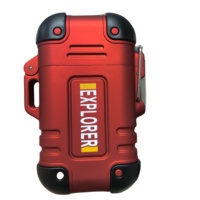 Réchaud de Camping en plein air briquet Arc Rechargeable USB briquet étanche coupe-vent briquet Plasma pour la survie tactique