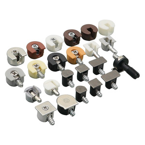 Offre Spéciale GQK Support d'étagère 3-en-1 en plastique et bois, Connecteur Rafix pour meubles - Product Image 1