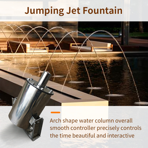 Programado Jumping Jets Water Fountain para decoração ao ar livre New Customized Laminar Water Jumping Jets Fountain Fountain - Product Image 6