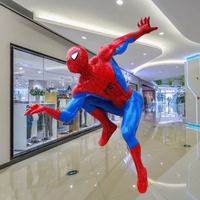 Adornos de Spider-Man a rayas rojas y azules, de moda y gran éxito de ventas, disponibles para hombres y mujeres.